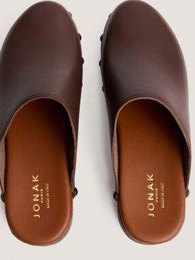Jonak Paris Leather Mules Sz 40